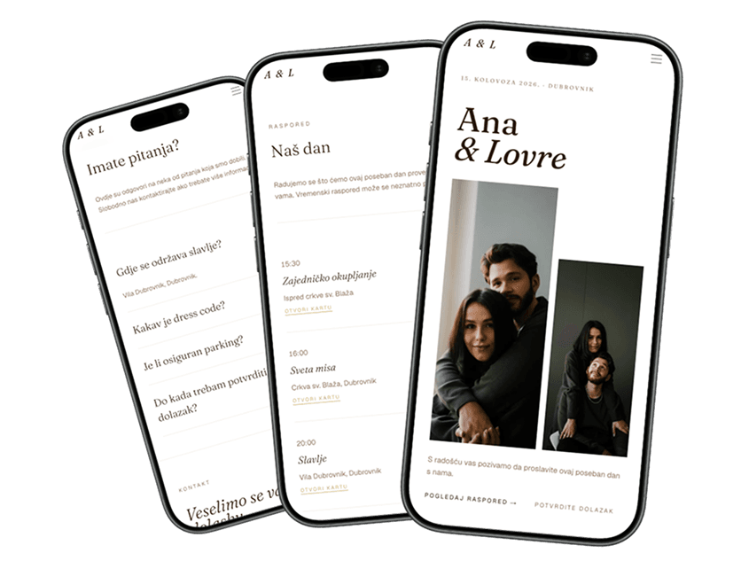 Primjer digitalne pozivnice